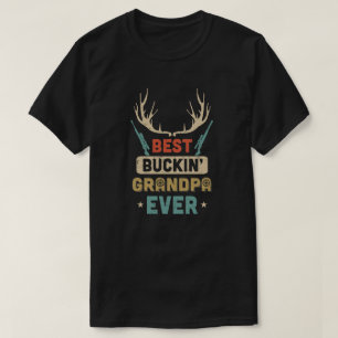 Vintage Beste Buckin opa Ever Honing T-shirt