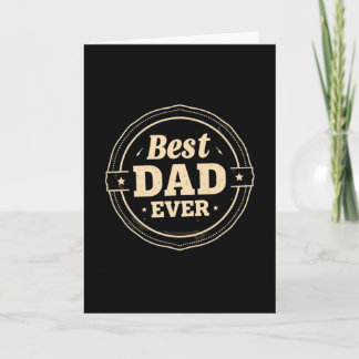 Vintage Beste Papa Ooit Kaart – Retro Vaderdag