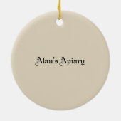 Vintage Bewick beehive ornament (Achterkant)