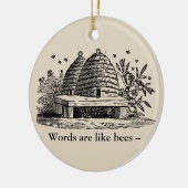 Vintage Bewick beehive ornament (Links)