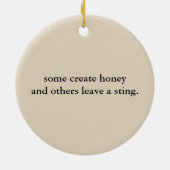 Vintage Bewick beehive ornament (Achterkant)