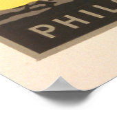 Vintage Bezoek het Poster Zoo - Philadelphia (Hoek)