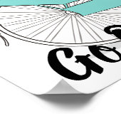 Vintage Bicycle and Quote Poster (Coin)