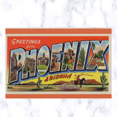 Vintage Big Letter Phoenix Arizona Briefkaart