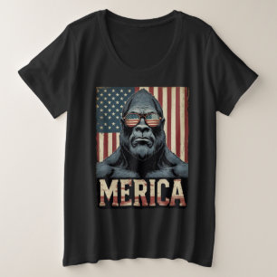 Vintage Bigfoot Merica 4 juillet patriotique