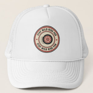 Vintage Biker Weg Beweging Trucker Pet