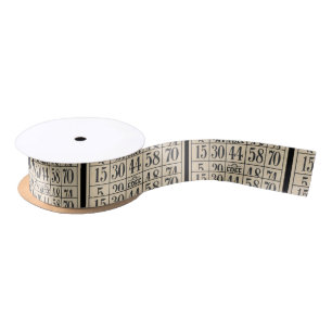 Vintage Bingo Card Ribbon Lint