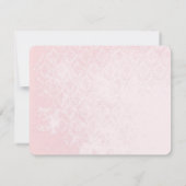 Vintage Bird Rose Musical Scroll Mariage Merci (Dos)