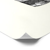 Vintage Birdcage Red Branches "fly" Poster (Hoek)