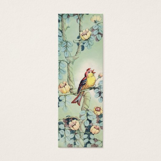 Vintage Birdie Mini Visitekaartjes (Voorkant)
