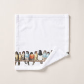Vintage Birds French Country Cottage (Gant de toilette)