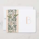 Vintage Birds HoneySuckle Wedding RSVP (Dos)