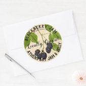 Vintage Blackberry Jam Produit Étiquette d'entrepr (Enveloppe)