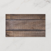 Vintage Blacksmith-Hoefijzers Visitekaartje (Achterkant)