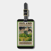 Vintage Blarney Castle Bagagelabel (Voorkant verticaal)