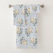 Vintage Bleu Blancs Fleur Shabby Chic (En situation)