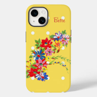 Vintage Bloem i Case-Mate iPhone 14 Hoesje