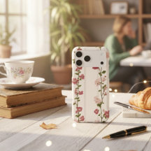 Vintage Bloem iPhone 17 Hoesje