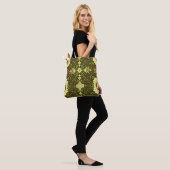 Vintage Bloem Tas  (Op model)