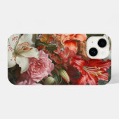 vintage bloemen iPhoneCase 14 iPhone Hoesje (Achterkant horizontaal)