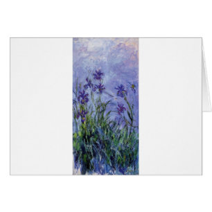 vintage bloemen lila-iris-1917 monet.