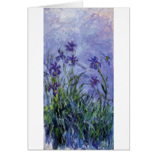 vintage bloemen lila-iris-1917 monet.