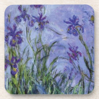 vintage bloemen lila-iris-1917 monet.