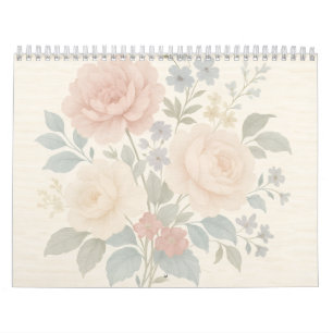 Vintage Bloemen Muurkalender 2026 Kalender
