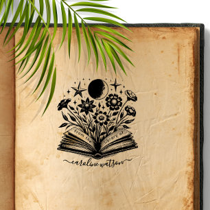 Vintage bloemenboek Uit de bibliotheek van Rubberstempel