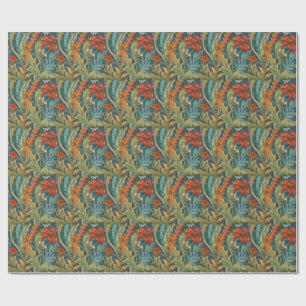 vintage bloemendroom wilde bloemen kunst cadeaupapier