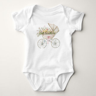 Vintage Bloemenkinderwagen Babyromp – Zoet Romper
