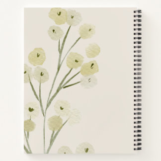 Vintage Bloemige Watercolor Notitieboek2 Notitieboek
