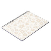 Vintage Bloom Zachte Linnen - Neutraal Notitieboek (Linkerzijde)