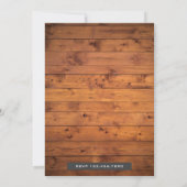 Vintage Blue Car Classic Invitation Anniversaire (Dos)