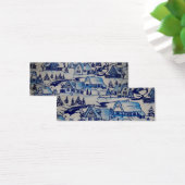 Vintage Blue Christmas Village (Bureau)