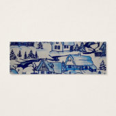 Vintage Blue Christmas Village (Dos)