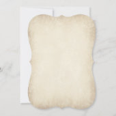 Vintage Blue Daisy Rustic Wedding Invitations (Dos)