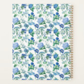 Vintage Blue Flowers Notebook (Dos)