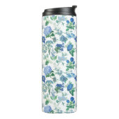 Vintage Blue Flowers Thermosbeker (Gedraaid links)