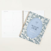 Vintage Blue Pine Botanical Planner (Devant avec enveloppe)