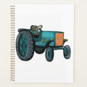 Vintage Blue Tracteur (Devant)