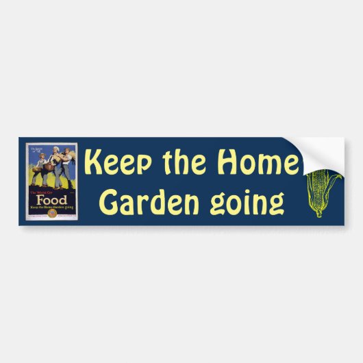 Vintage Bodemsticker Bumpersticker (Voorkant)