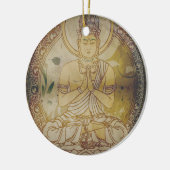 Vintage Boeddha Keramisch Ornament (Links)