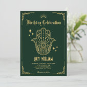 Vintage Bohemian art symbols  Invitation (Debout devant)