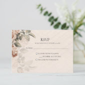 Vintage Boho Botanical RSVP Rustic Terracotta (Debout devant)