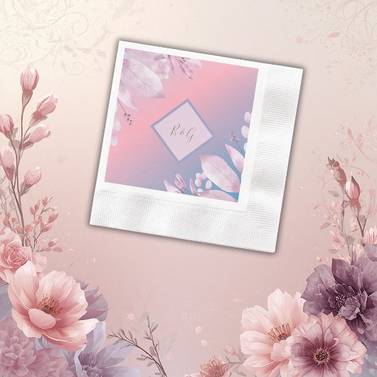 vintage boho chic groene wedding servet