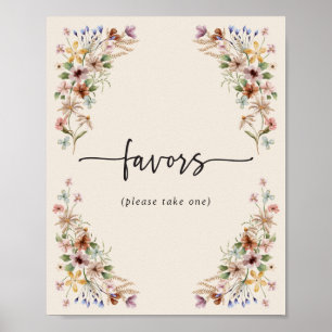 Vintage Boho Favor Poster