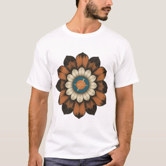 Vintage Boho Mandala Plane T-shirt