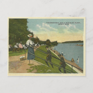 Vintage Bois Blanc in Detroit Michigan Briefkaart