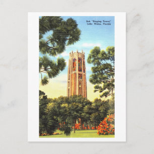 Vintage Bok Singing Tower, Lake Wales, Florida, Briefkaart
